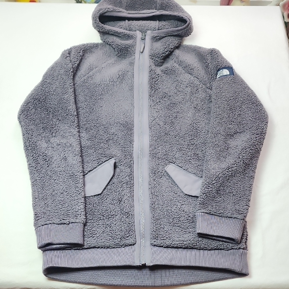 The North Face Women's XS Gray Fleece Sherpa Hoodie